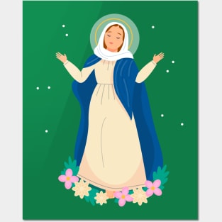 Virgin Mary Posters and Art